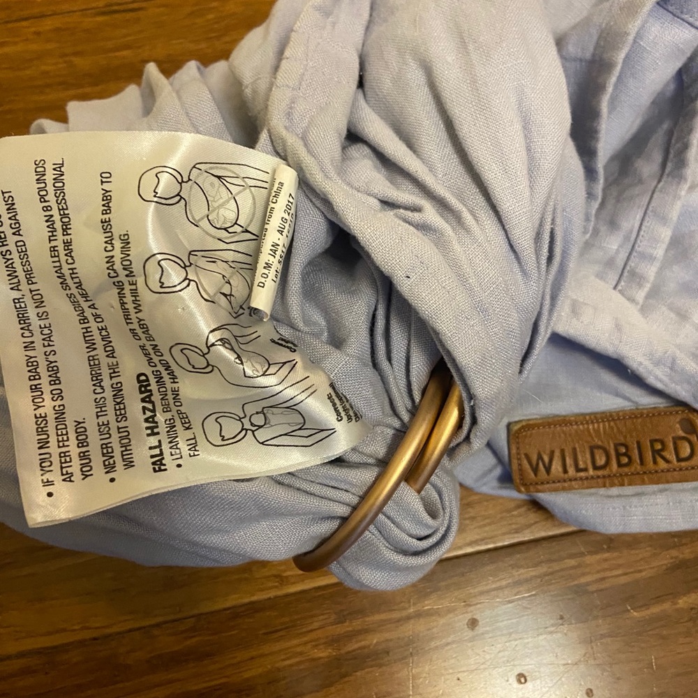 Wildbird Ring Sling lavender with rose gold ring
